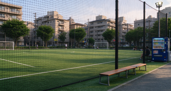 Erba artificiale per campi da calcio professionali certificata FIFA a bassa manutenzione e resistente ai raggi UV