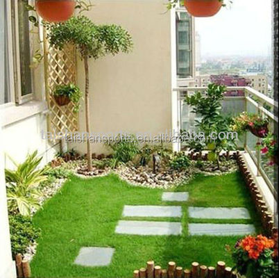 qualità  40mm Playground Artificial Grass With Dtex 11600 And 18900 Density Used For Landscape Decoration fabbrica