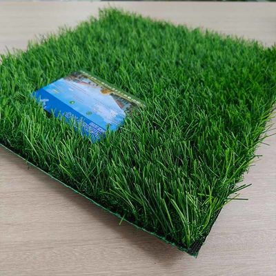 qualità  Straight Plus Curved Non Infill Artificial Turf 43mm Low Maintenance Wear Resistant High Permeablity fabbrica