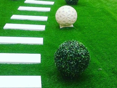 20 mm altezza 140 punti/m sportivo sintetico erba verde bisogno di riempire con granuli di gomma
