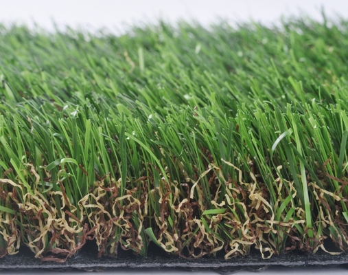 PP o PE verde scuro Astro Turf Grass For Garden Outdoor Field con supporto e rivestimento personalizzabili