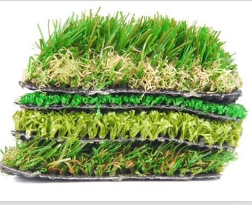 SBR Lattex Backing Artificiale erba con 45 mm di altezza di pila e C spina forma di filo per paesaggio e giardini
