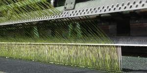 Erba artificiale da calcio Dtex Premium 11000 Pile con buchi di drenaggio UV resistenti e perforati