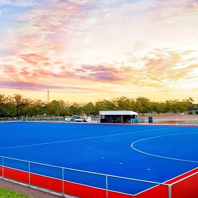 Grass artificiale da 15 mm per hockey 8000 Dtex Grass sintetico blu con bassa manutenzione eccellente prestazione