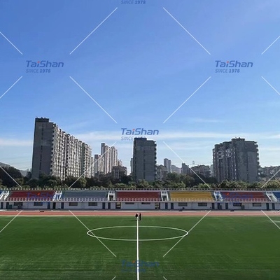 60 mm di calcio certificato calcio di erba artificiale per sport all'aperto campi con colori personalizzati dtex e densità bassa manutenzione
