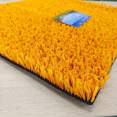 20 mm Altezza di pila Personalizzabile Multifunzionale Giallo erba artificiale finta Usata per tennis e altri sport