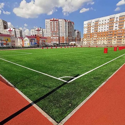 55mm 160 punti/M Calcio erba artificiale ad alte prestazioni resistenza ai raggi UV erba artificiale certificata dalla FIFA