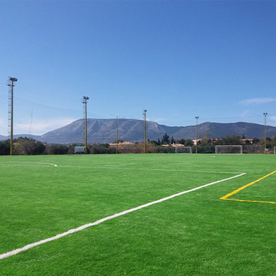 8000 Dtex 140 punti/M 55mm Calcio erba sintetica a bassa manutenzione e facile installazione