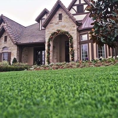 40 mm 125 punti/M Paesaggio verde erba artificiale in materiale PP utilizzato per cortile