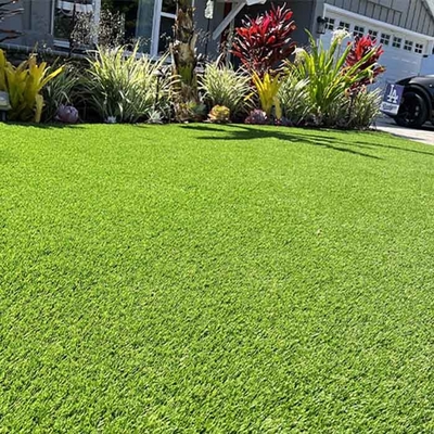 40 mm 125 punti/M Paesaggio verde erba artificiale in materiale PP utilizzato per cortile