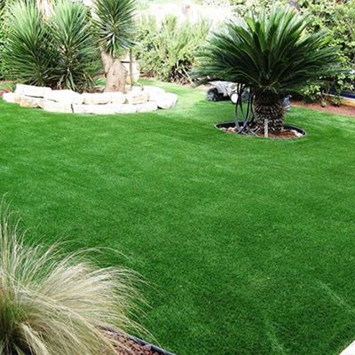 30 mm di erba artificiale verde per il tempo libero utilizzata per l'area degli animali domestici o per i giardini sul tetto con resistenza ai raggi UV e buona elasticità
