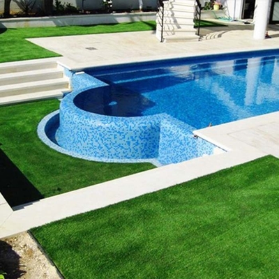 30 mm di erba artificiale senza riempitore 15000 Detx di erba verde artificiale con bassa manutenzione e alta durata