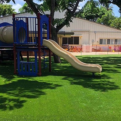 Parco giochi non tossico erba artificiale altezza pile 45 mm erba finta ecologica con poca manutenzione