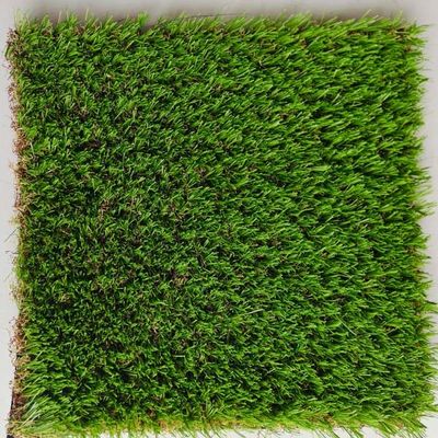 9600 Dtex 18900 Densità Resistenza ai raggi UV Paesaggio Erba artificiale con filati diretti e curvi misti