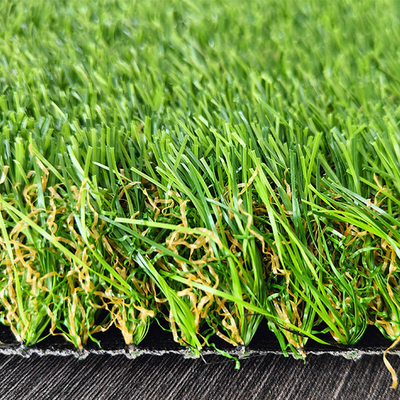 Non inquinante Paesaggio erba artificiale 40 mm erba artificiale verde con protezione ambientale 3/8
