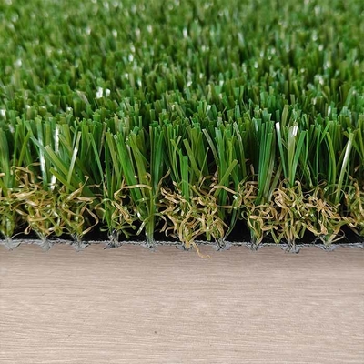 20 mm Non infill di erba sintetica PU adesivo verde paesaggio erba sintetica dimensione del rotolo personalizzabile