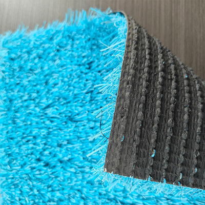 Altezza del mucchio 25 mm 10000 Dtex Anti-Static Sports Artificial Grass con superficie blu e supporto e rivestimento personalizzabili