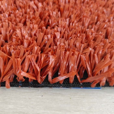 Grass artificiale per tennis rosso 6300 Dtex 25mm mesh multifunzionale