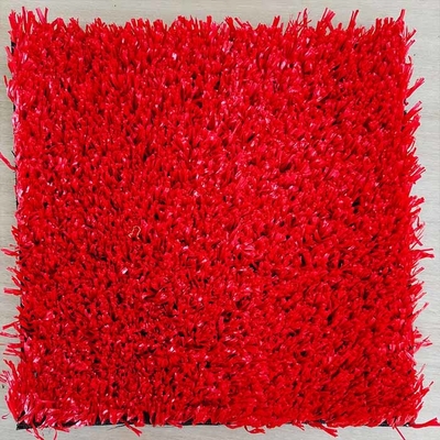 25mm Rosso Artificiale Fake Tennis Grass Low Maintenance Multi Functional Astro Turf Per Sport Tennis E Altre Attività