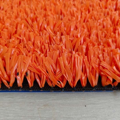 25 mm Cortile di tennis a erba artificiale arancione multifunzionale per impianti sportivi con resistenza ai raggi UV
