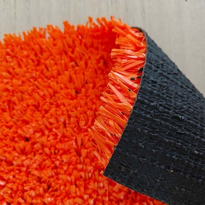25 mm Cortile di tennis a erba artificiale arancione multifunzionale per impianti sportivi con resistenza ai raggi UV