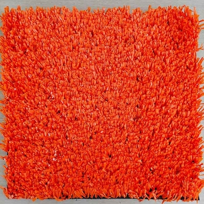 25 mm Cortile di tennis a erba artificiale arancione multifunzionale per impianti sportivi con resistenza ai raggi UV