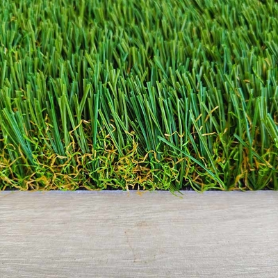 8800 Dtex 40mm Altezza di pila Tessuto fonduto a caldo Sostenimento paesaggio erba artificiale in 4 colori