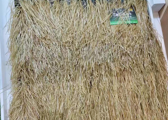120 mm di polietilene resistente tetto di paglia sintetica Leggero tetto di paglia artificiale con colore appassito