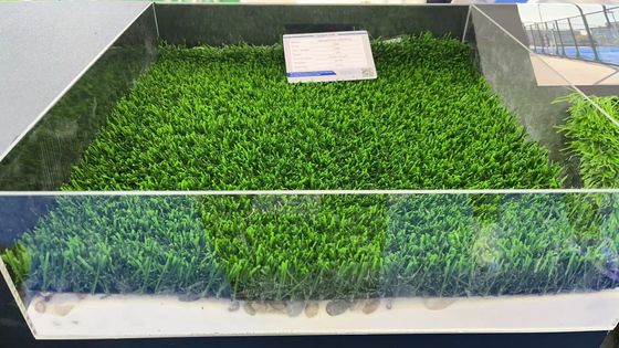 Terreno artificiale non riempito con tappeto ammortizzante per campi sportivi