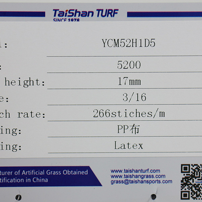 Taishan Durable PP Curly Grass 12mm13mm15mm 17mm per Indoor Outdoor Children's Playground Grass Golf Putting Green Multisport Turf