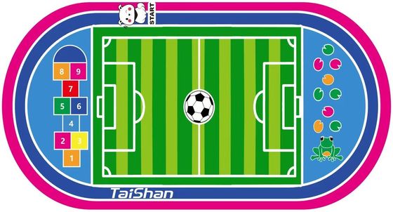 Specificativi personalizzabili Mini calcio con campo da calcio artificiale di livello sportivo per una bassa manutenzione