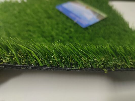 25mm Non-Infill Green Artificial Grass PP+PP Materiale di supporto PE Piccola sabbia Necessari buchi di drenaggio Corti di calcio Stadi non necessari gomma