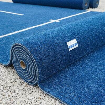 Erba sintetica per padel blu ad alta densità da 12 mm per campi sportivi con prestazioni eccellenti