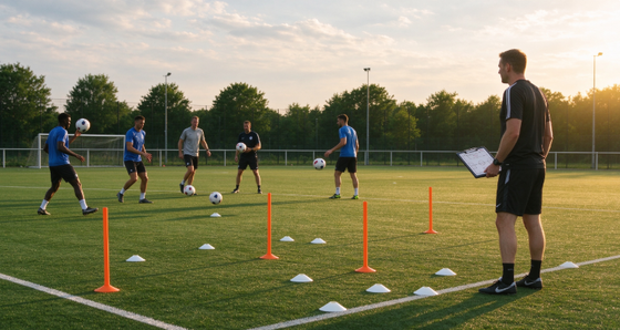Erba artificiale per campi da calcio professionali certificata FIFA a bassa manutenzione e resistente ai raggi UV