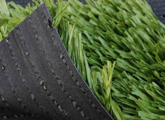 Piattaforma di calcio verde Dtex 11200 con supporto CPP+LENO e rivestimento in lattice SBR a bassa manutenzione