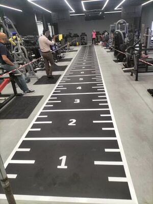 Erba Sintetica ad Alta Densità per HYROX e Sport con Slitta con Logo Personalizzabile e Manutenzione Facile